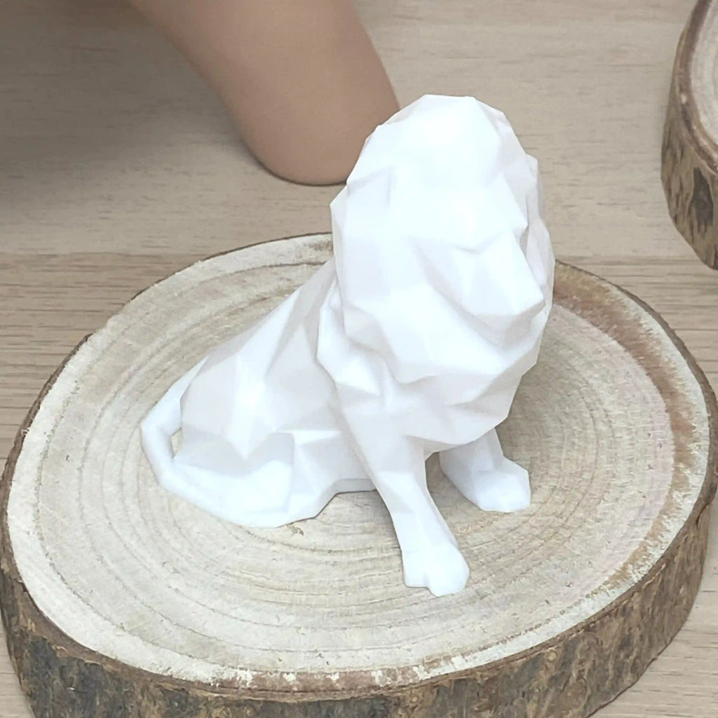 Lion origami style origami imprimé en 3D | Figurine 3D - POMM Créations