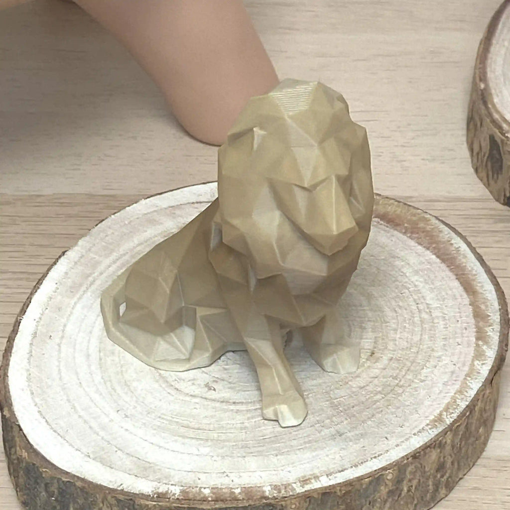Lion origami style origami imprimé en 3D | Figurine 3D - POMM Créations