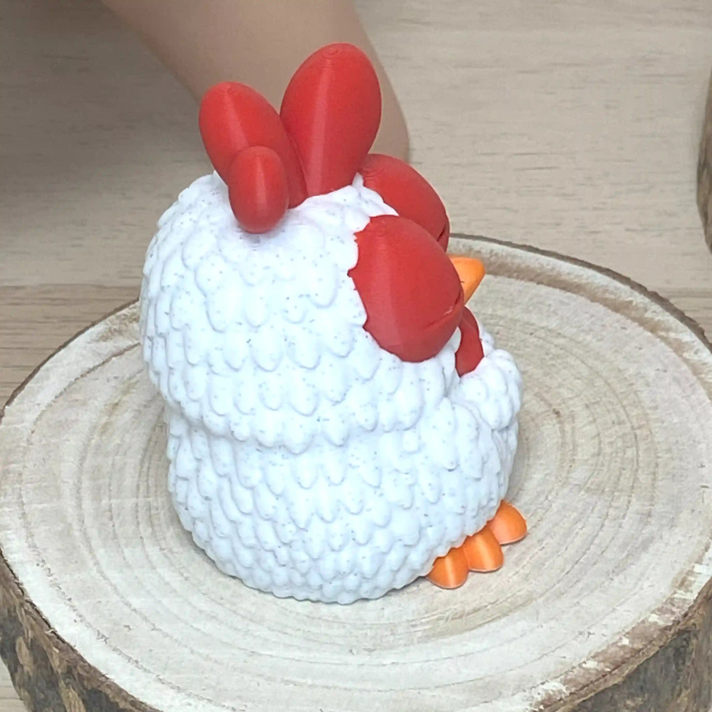 Poulet à crête