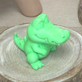 Croco assis imprimé en 3D | Figurine 3D - POMM Créations