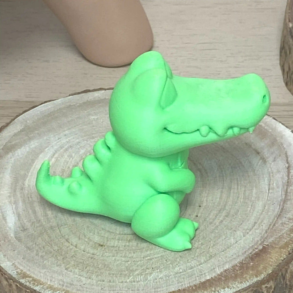 Croco assis
