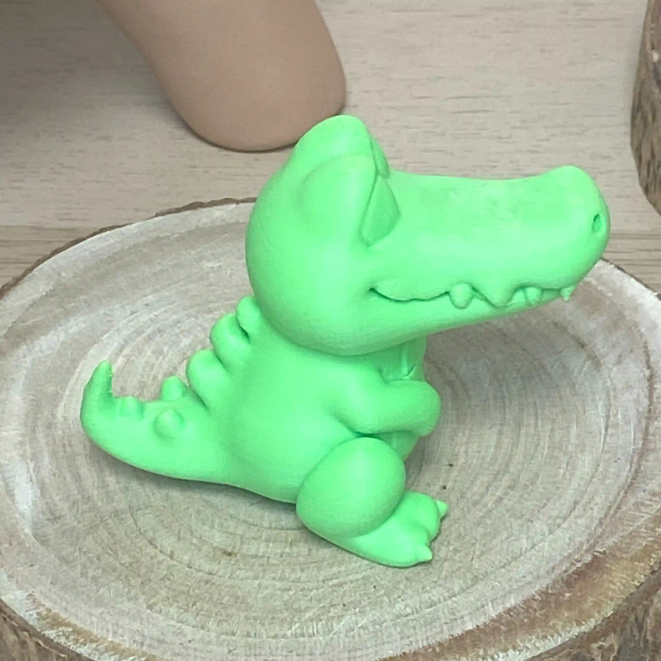 Croco assis