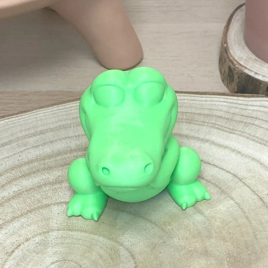 Croco assis