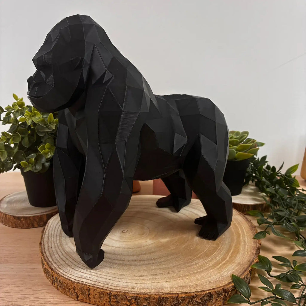 Gorille imprimé en 3D | Figurine 3D - POMM Créations