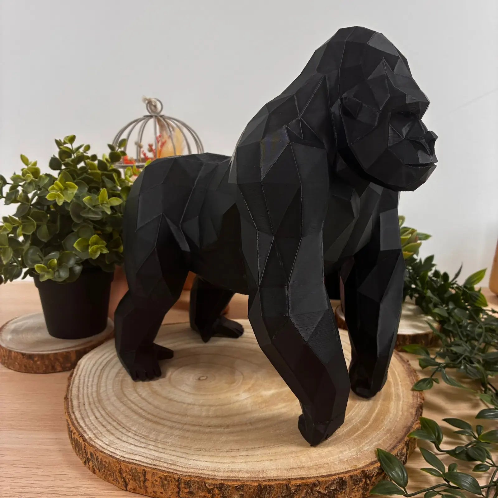 Gorille imprimé en 3D | Figurine 3D - POMM Créations