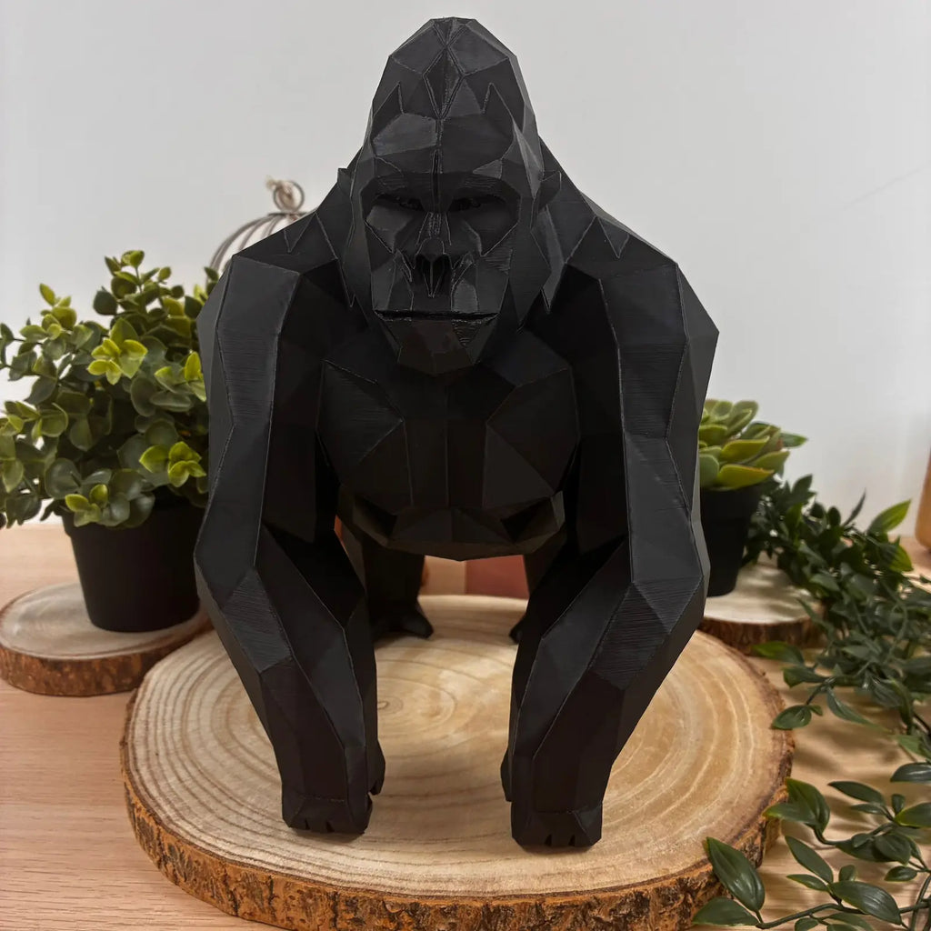 Gorille imprimé en 3D | Figurine 3D - POMM Créations