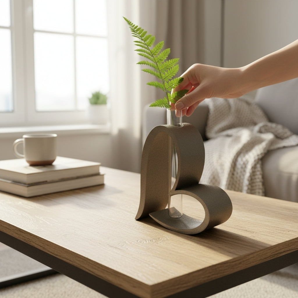 Vase Cœur imprimé en 3D | Décoration 3D - POMM Créations