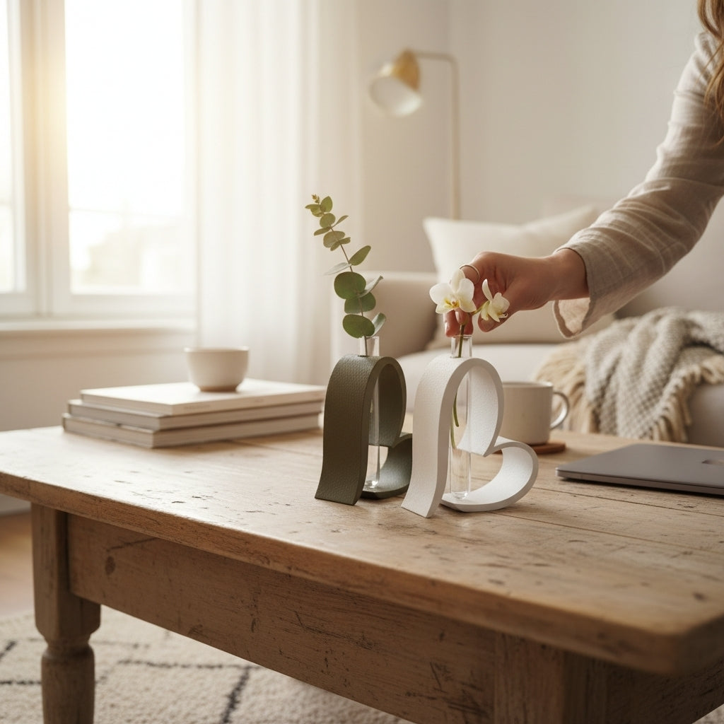 Vase Cœur imprimé en 3D | Décoration 3D - POMM Créations