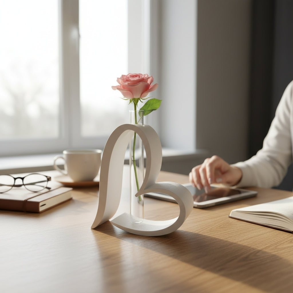 Vase Cœur imprimé en 3D | Décoration 3D - POMM Créations
