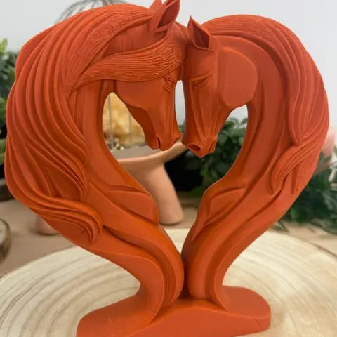 Cheval love imprimé en 3D | Figurine 3D - POMM Créations