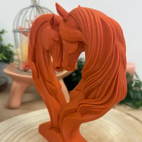 Cheval love imprimé en 3D | Figurine 3D - POMM Créations