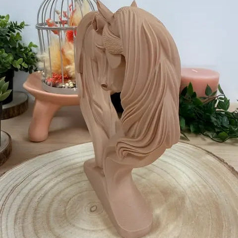 Cheval Love imprimé en 3D | Figurine 3D - POMM Créations