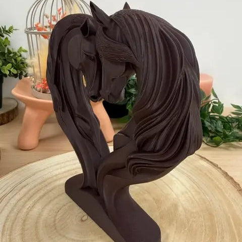 Cheval Love imprimé en 3D | Figurine 3D - POMM Créations
