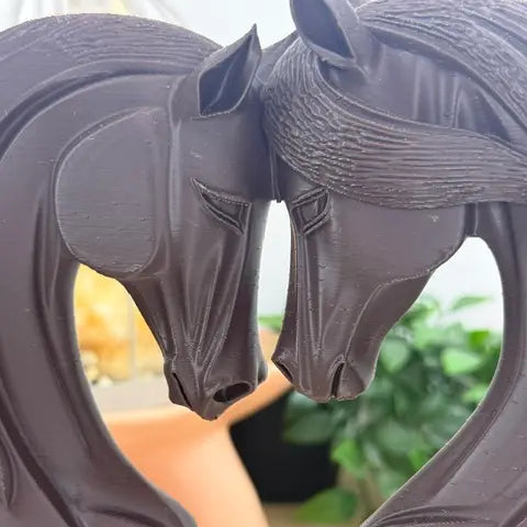 Cheval Love imprimé en 3D | Figurine 3D - POMM Créations