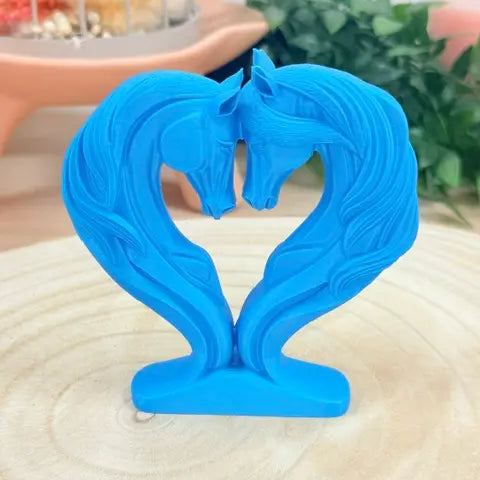 Cheval Love imprimé en 3D | Figurine 3D - POMM Créations