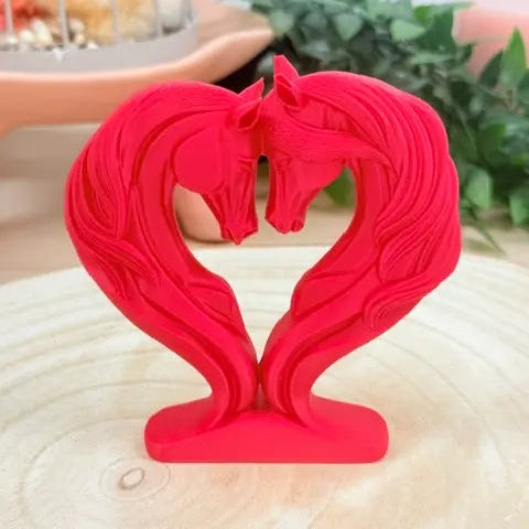 Cheval love imprimé en 3D | Figurine 3D - POMM Créations