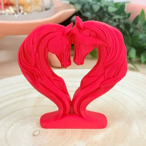 Cheval Love imprimé en 3D | Figurine 3D - POMM Créations
