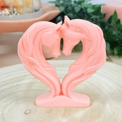 Cheval Love imprimé en 3D | Figurine 3D - POMM Créations