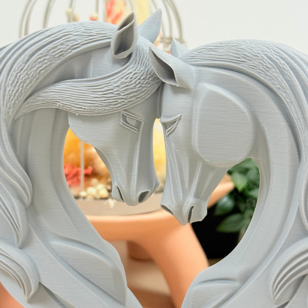 Cheval Love imprimé en 3D | Figurine 3D - POMM Créations