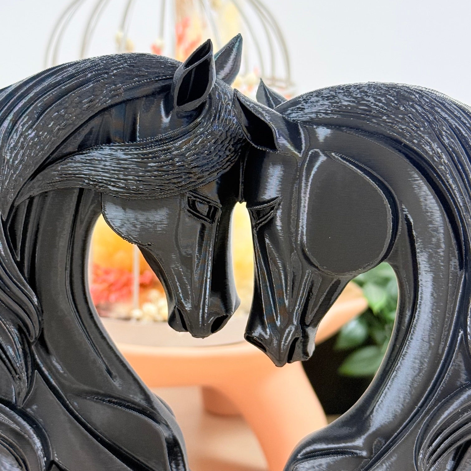 Cheval Love imprimé en 3D | Figurine 3D - POMM Créations