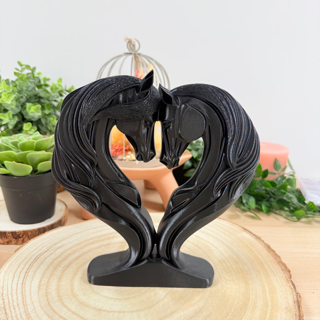 Cheval Love imprimé en 3D | Figurine 3D - POMM Créations