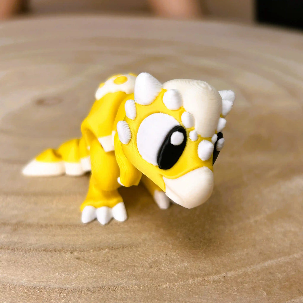 Dino articulé "Moloch" et son œuf imprimé en 3D | Figurine 3D - POMM Créations