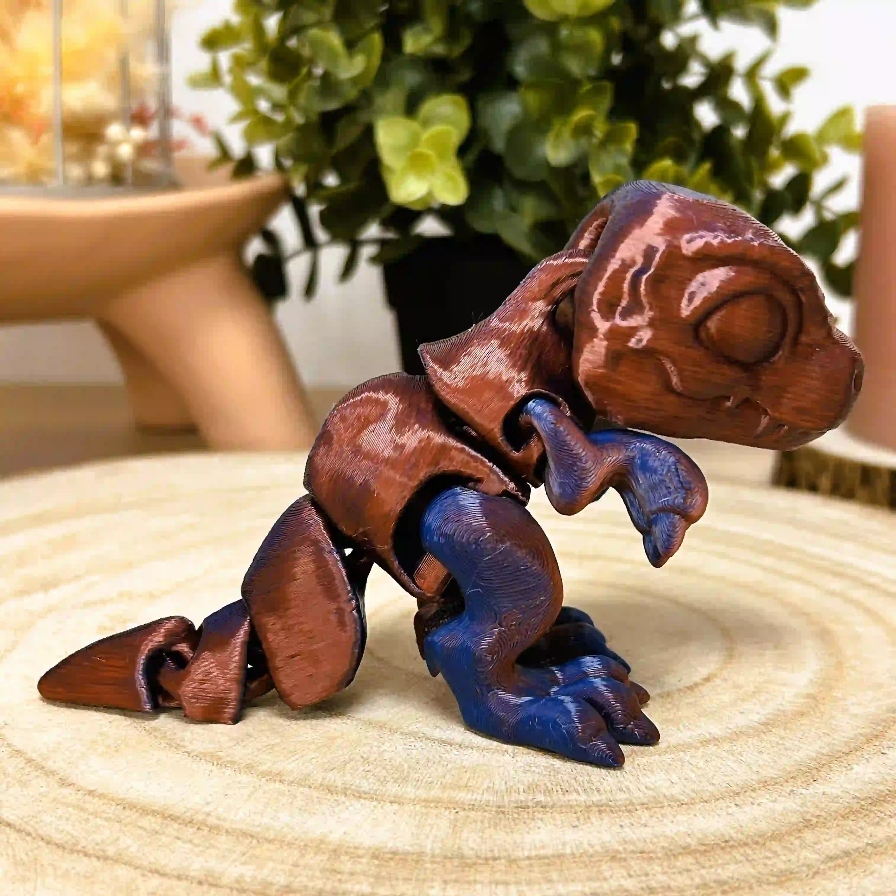 Dinosaure T-rex articulé imprimé en 3D | Figurine 3D - POMM Créations