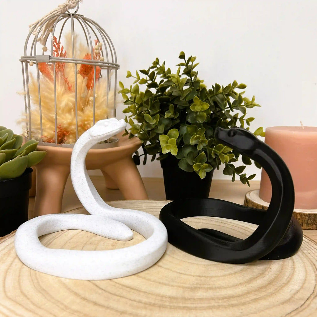 Snake, le serpent dressé imprimé en 3D | Figurine 3D - POMM Créations