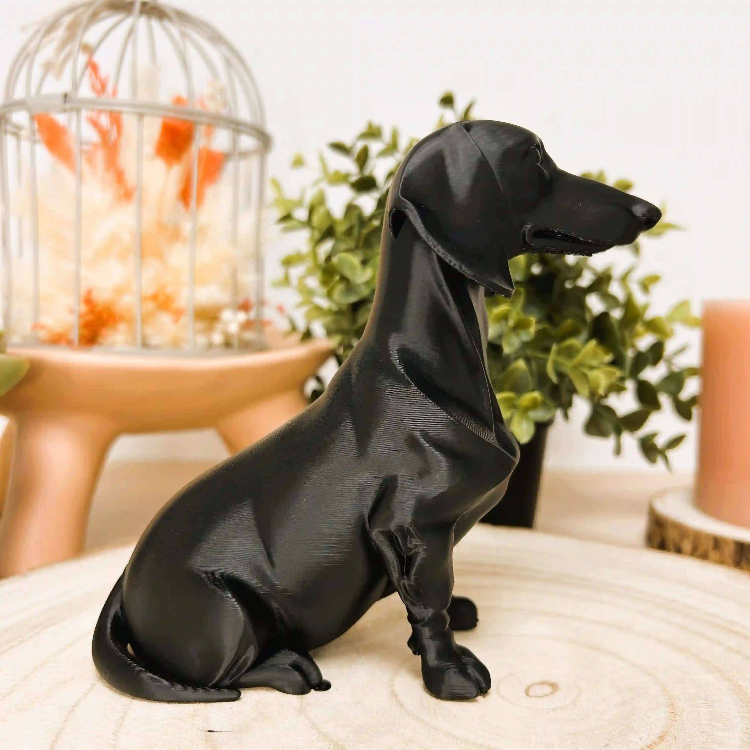 Teckel, le chien imprimé en 3D | Figurine 3D - POMM Créations