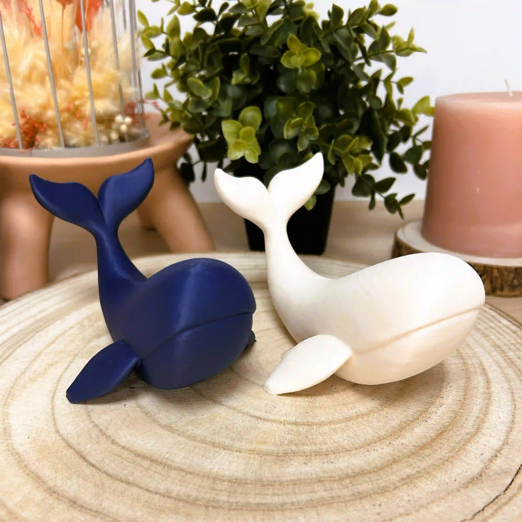 La baleine "Whale" imprimé en 3D | Figurine 3D - POMM Créations