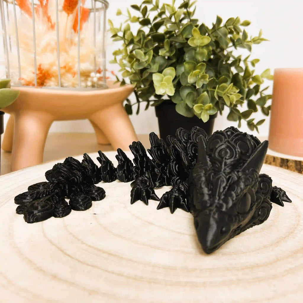 Dragon peacock articulé imprimé en 3D | Figurine 3D - POMM Créations