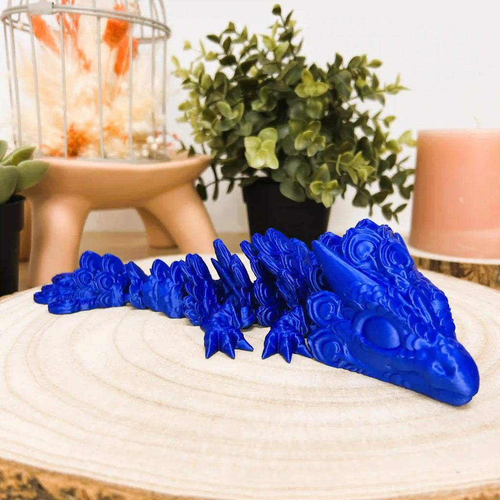 Dragon peacock articulé imprimé en 3D | Figurine 3D - POMM Créations