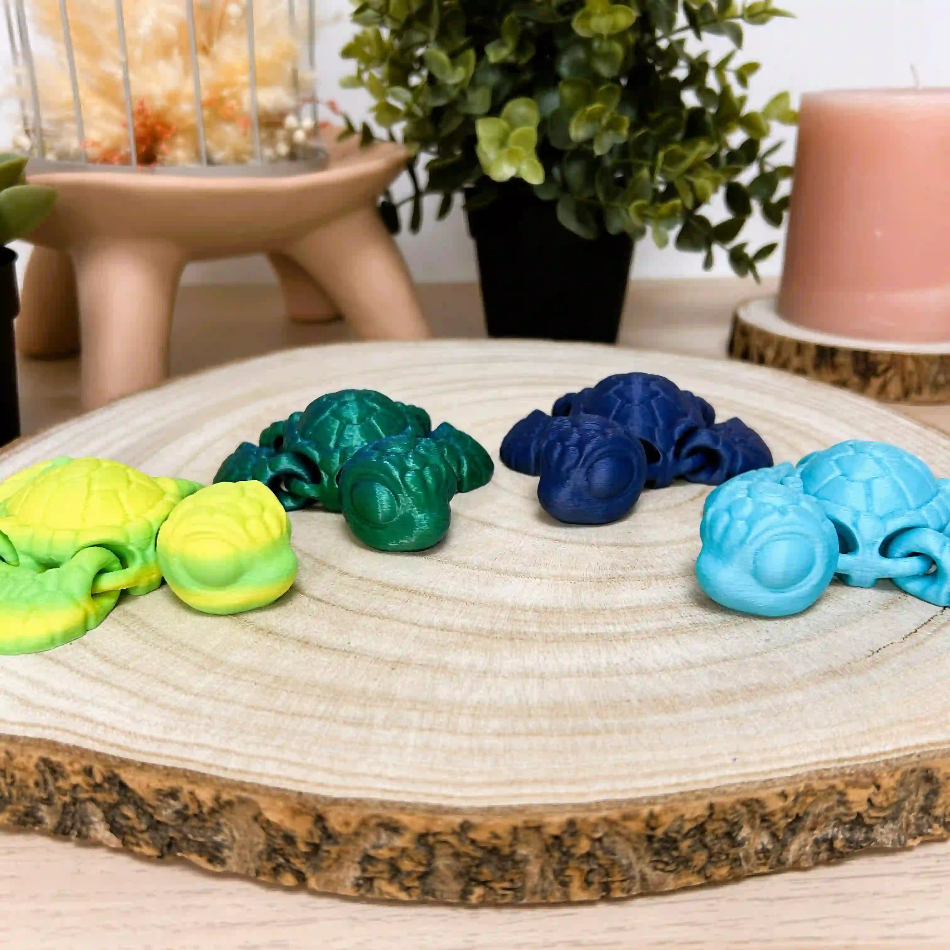 Turtle sea articulée imprimée en 3D | Figurine 3D - POMM Créations