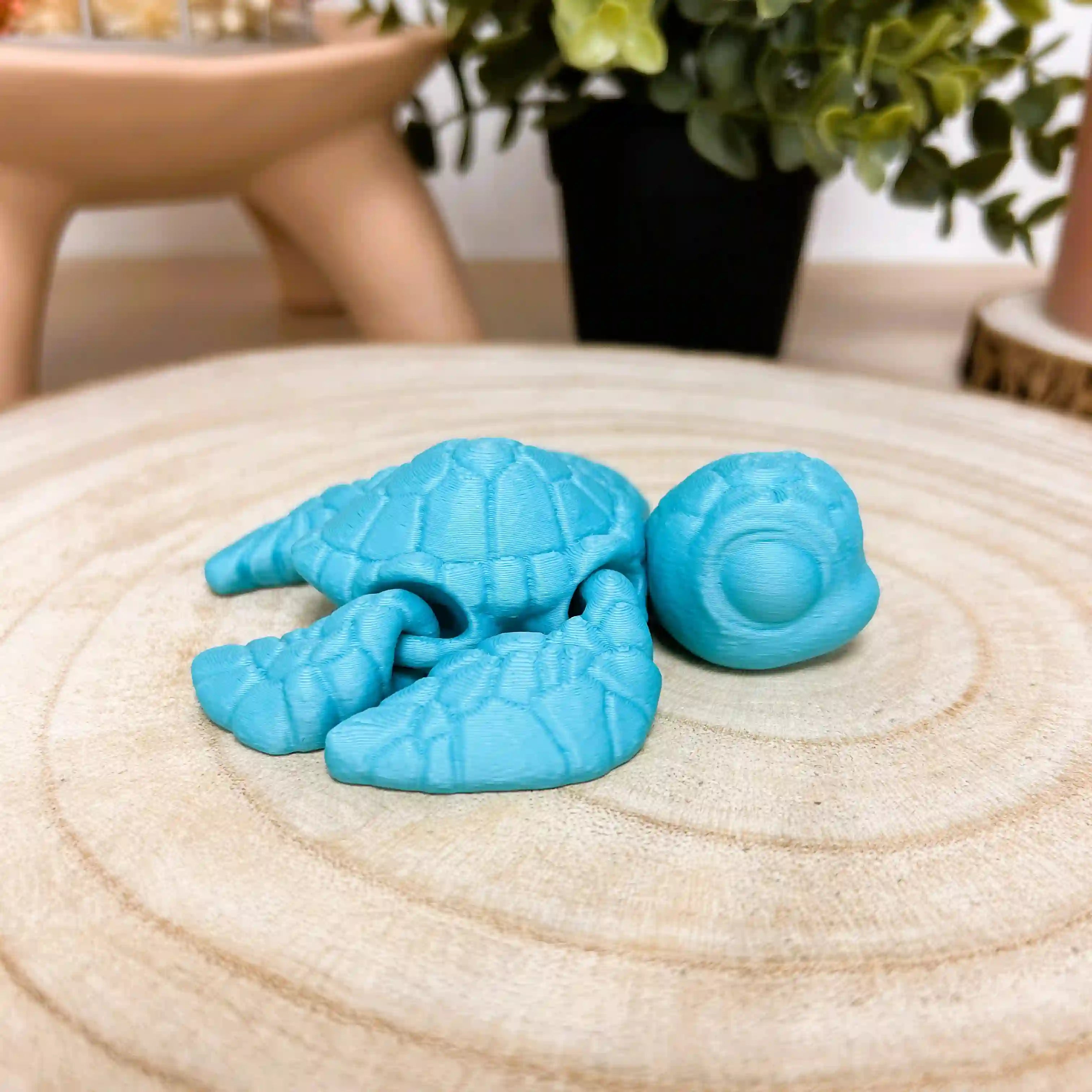 Turtle sea articulée imprimée en 3D | Figurine 3D - POMM Créations