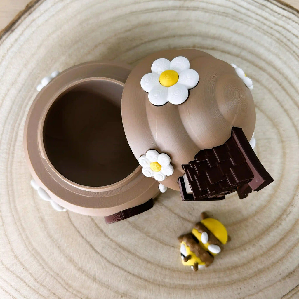 Abeille articulée et sa ruche imprimé en 3D | Figurine 3D - POMM Créations