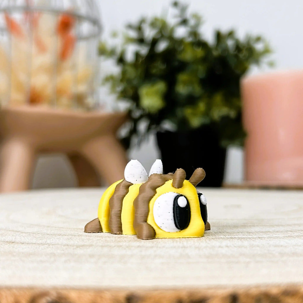 Abeille articulée et sa ruche imprimé en 3D | Figurine 3D - POMM Créations