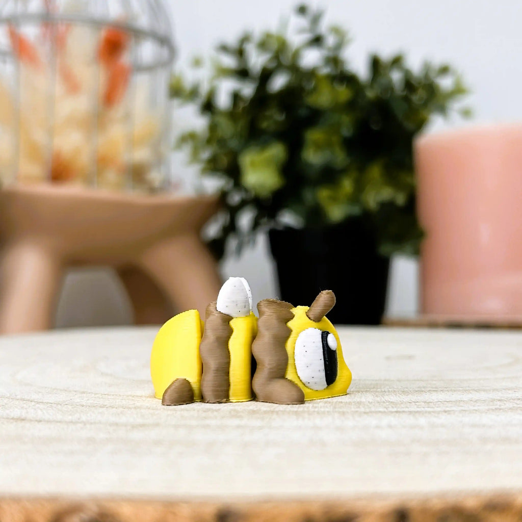 Abeille articulée et sa ruche imprimé en 3D | Figurine 3D - POMM Créations