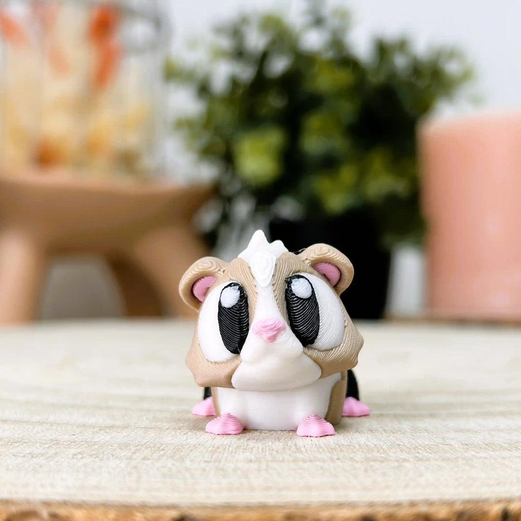 Cochon d'inde articulé et sa cage imprimé en 3D | Mini monde 3D - POMM Créations