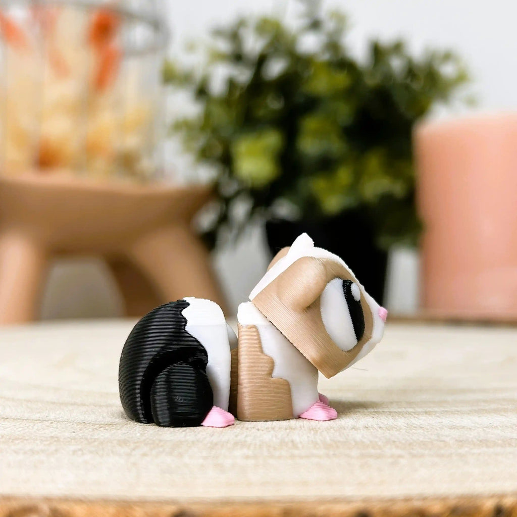 Cochon d'inde articulé et sa cage imprimé en 3D | Mini monde 3D - POMM Créations