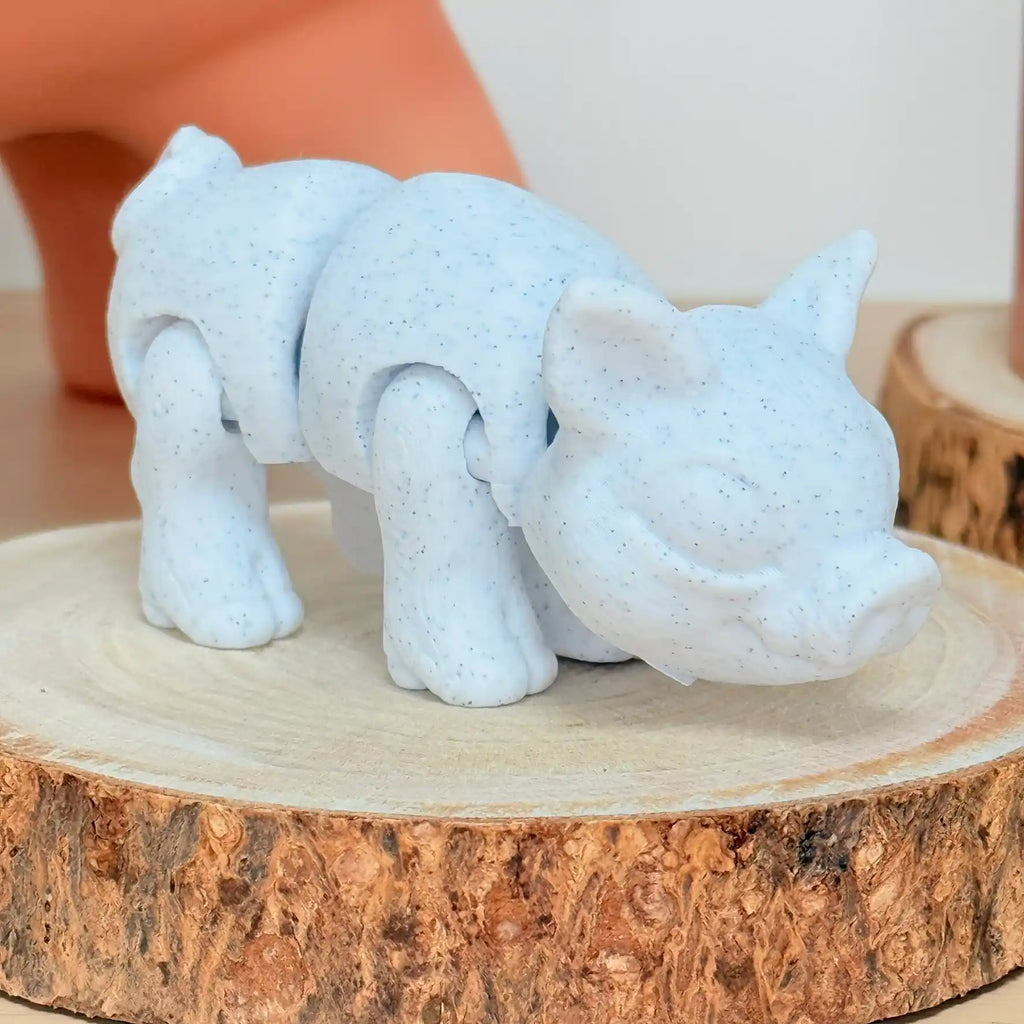Cochon articulé imprimé en 3D | Figurine 3D - POMM Créations