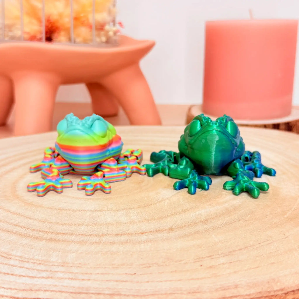 Grenouille articulée "Toad" imprimé en 3D | Figurine 3D - POMM Créations