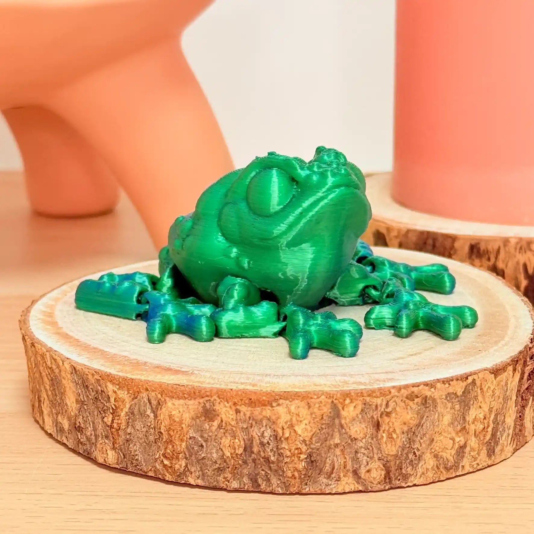 Grenouille articulée "Toad" imprimé en 3D | Figurine 3D - POMM Créations
