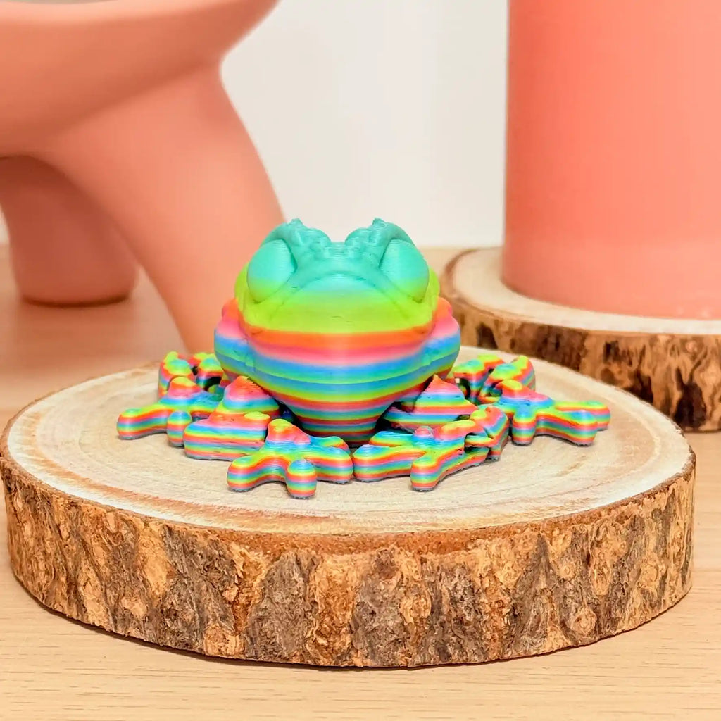 Grenouille articulée "Toad" imprimé en 3D | Figurine 3D - POMM Créations