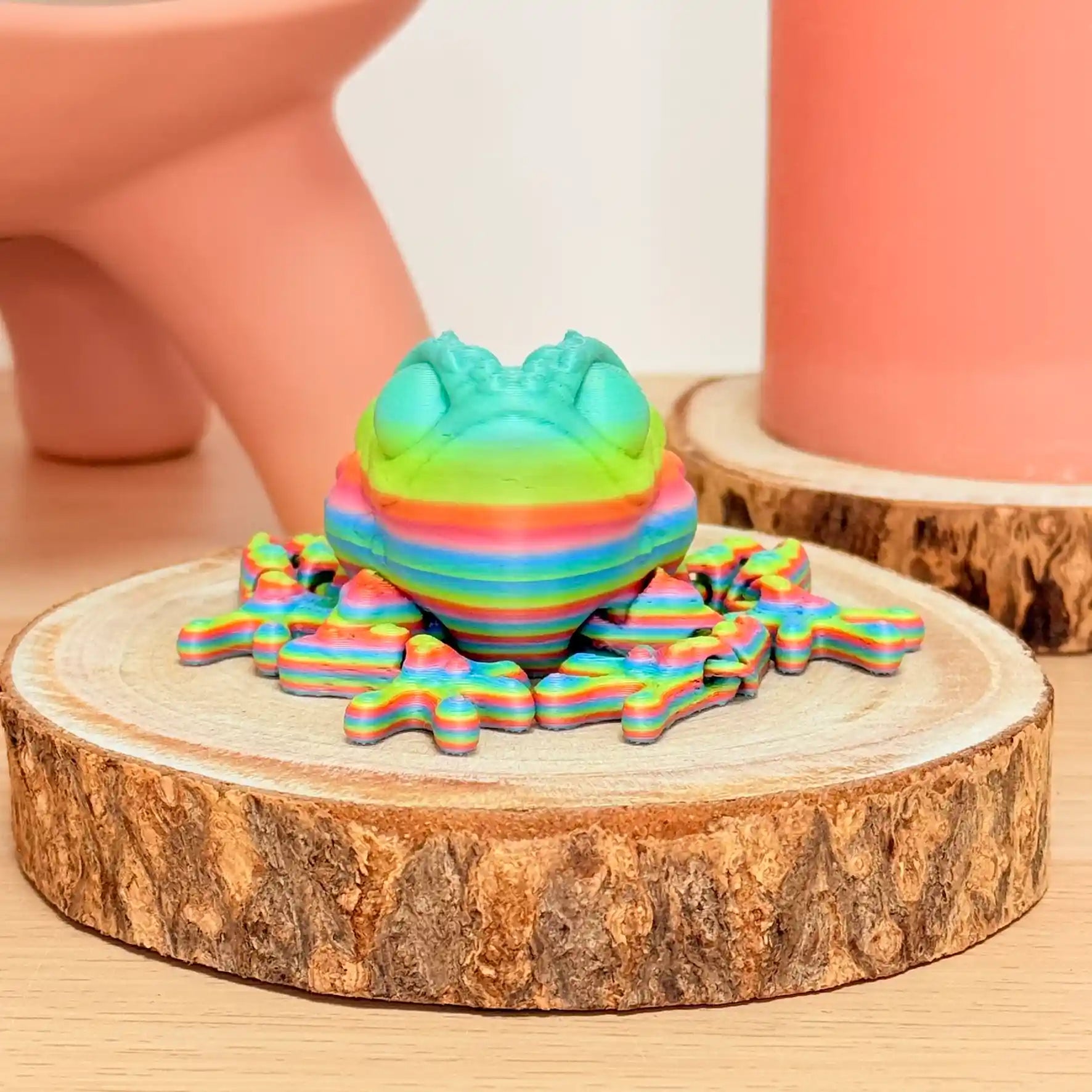 Grenouille articulée "Toad" imprimé en 3D | Figurine 3D - POMM Créations