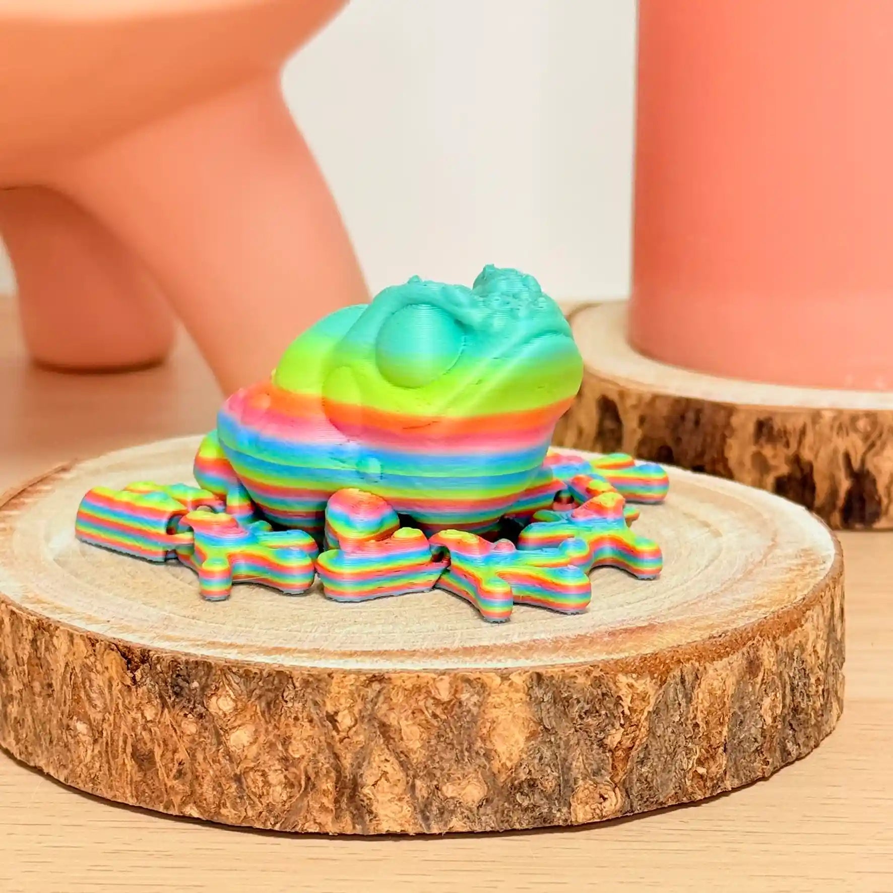 Grenouille articulée "Toad" imprimé en 3D | Figurine 3D - POMM Créations