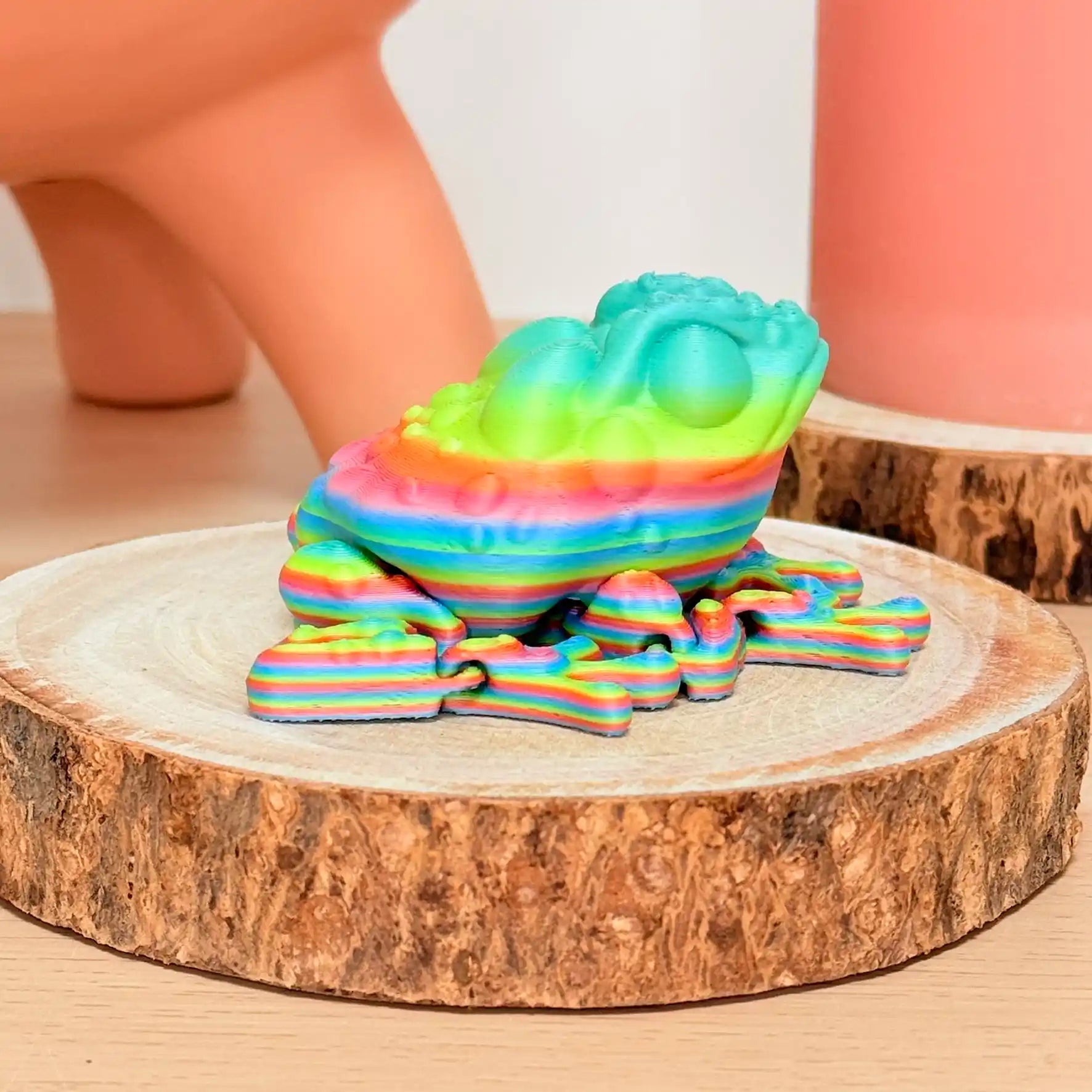 Grenouille articulée "Toad" imprimé en 3D | Figurine 3D - POMM Créations