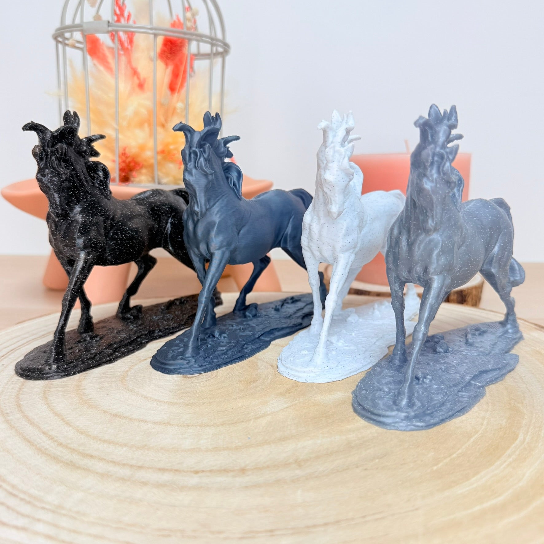Cheval imprimé en 3D | Figurine 3D - POMM Créations