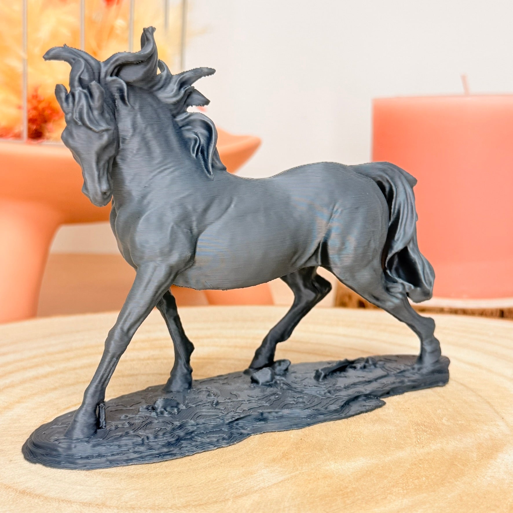 Cheval imprimé en 3D | Figurine 3D - POMM Créations