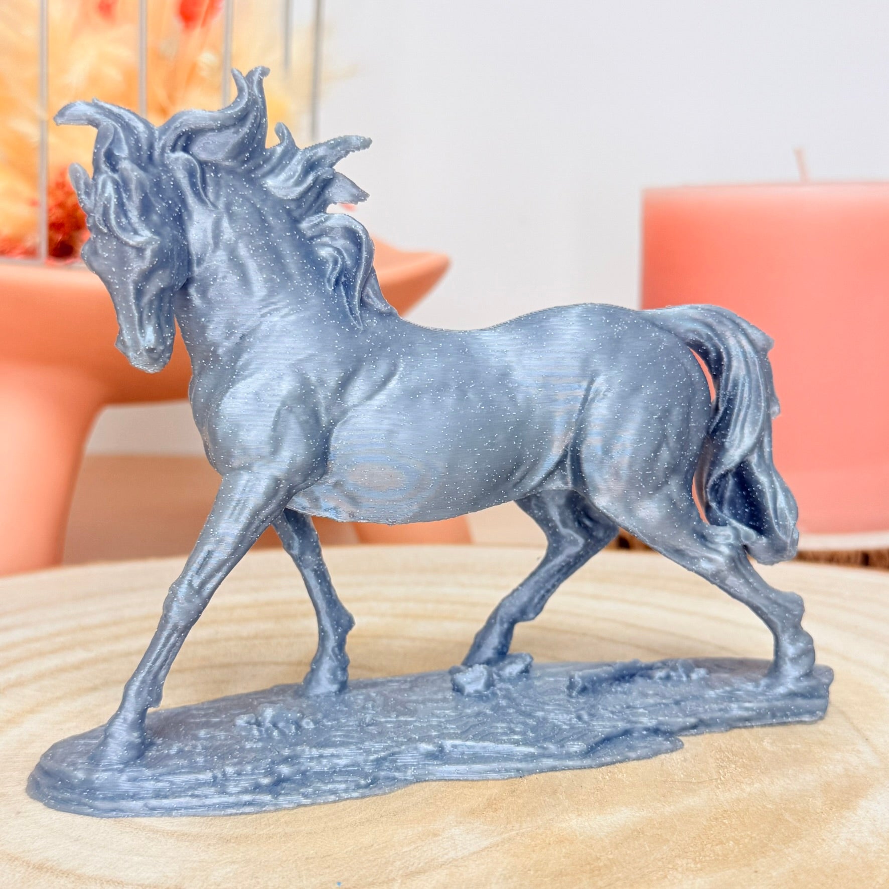 Cheval imprimé en 3D | Figurine 3D - POMM Créations