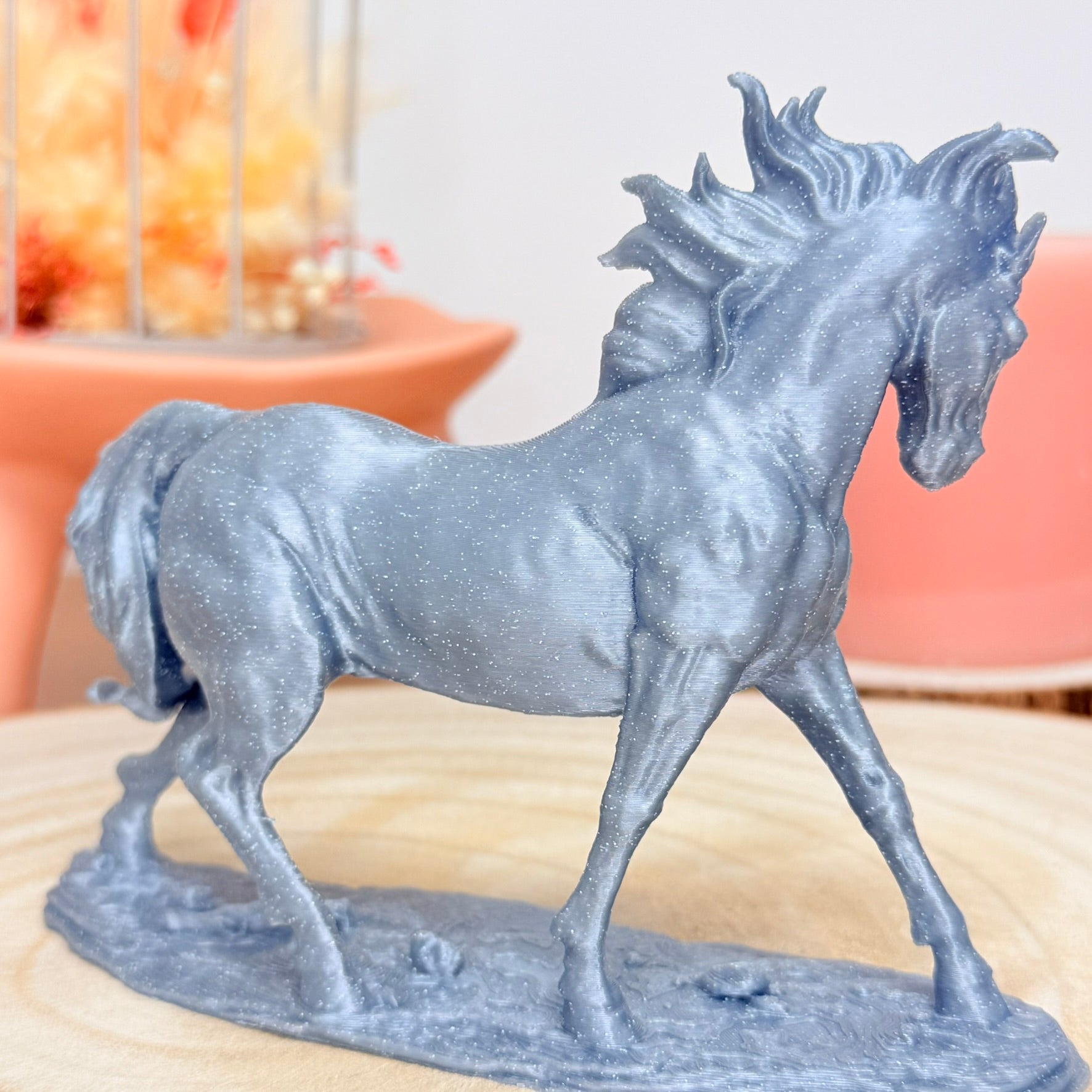 Cheval imprimé en 3D | Figurine 3D - POMM Créations